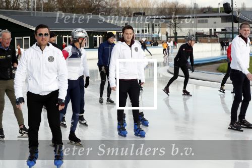 Amsterdam 4 februari 2020
Perspresentatie Hollandse 100 voor Lymph&Co op de Jaap Eden schaatsbaan.
Prins Bernahrd jr en Prinses Margriet zijn ook aanwezig. Benjamin Aslan