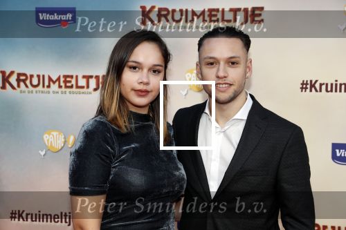 Amsterdam 1 februari 2020
Premiere Kruimeltje in Tuschinski. Birgit Kunstt met partner Maurice Namek