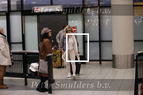 Schiphol 13 februari 2020
Bridget Maasland en Andre Hazes arriveren op schiphol nadat ze op curacao zijn geweest
