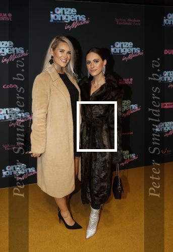 Amsterdam 27 januari 2020
Premiere Onze Jongens in Miami in Tuschinski. Cassidy Roeks met een vriendin