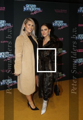 Amsterdam 27 januari 2020
Premiere Onze Jongens in Miami in Tuschinski. Cassidy Roeks met een vriendin