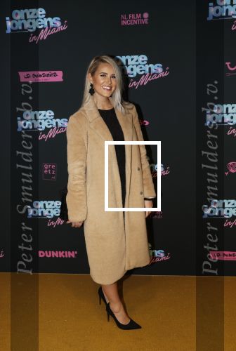 Amsterdam 27 januari 2020
Premiere Onze Jongens in Miami in Tuschinski. Cassidy Roeks met een vriendin