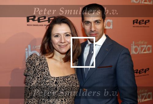 Amsterdam 3 februari 2020
Premiere verliefd op ibiza in het deLamar theater. Celine Purcell en partner Oren Schrijver
