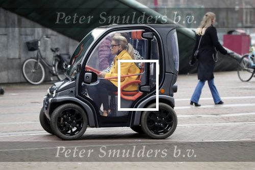 Amsterdam 24 januari 2020
Connie Witteman met haar schoonzoon in BIRO karretje