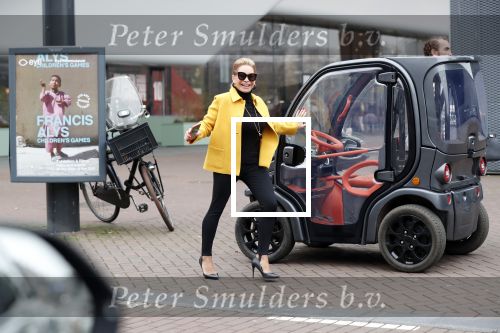 Amsterdam 24 januari 2020
Connie Witteman met haar schoonzoon in BIRO karretje