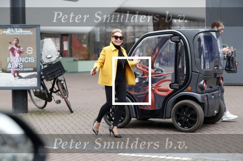 Amsterdam 24 januari 2020
Connie Witteman met haar schoonzoon in BIRO karretje