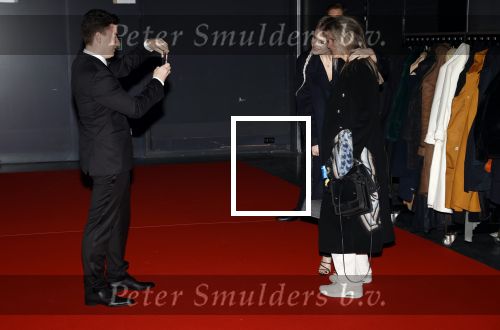 Hilversum 9 maart 2020
Uitreiking Buma awards in studio 21 op het mediapark. Davina Michelle en haar vriend Sebastiaan