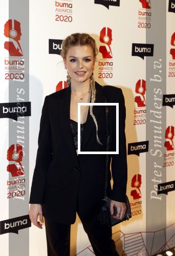 Hilversum 9 maart 2020
Uitreiking Buma awards in studio 21 op het mediapark. Davina Michelle met haar vriend
