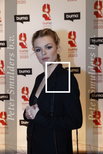 Hilversum 9 maart 2020
Uitreiking Buma awards in studio 21 op het mediapark. Davina Michelle met haar vriend