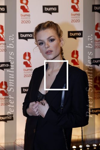 Hilversum 9 maart 2020
Uitreiking Buma awards in studio 21 op het mediapark. Davina Michelle met haar vriend