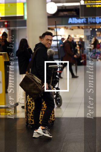 Schiphol 13 februari 2020
Bridget Maasland en Andre Hazes arriveren op schiphol nadat ze op curacao zijn geweest. Djarno Hofland