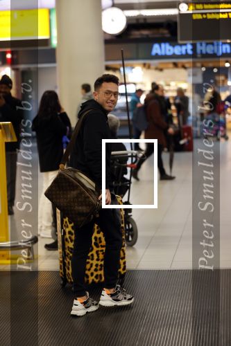 Schiphol 13 februari 2020
Bridget Maasland en Andre Hazes arriveren op schiphol nadat ze op curacao zijn geweest. Djarno Hofland