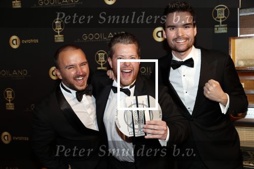 Hilversum 30 januari 2020
Radioring gala in theater gooiland . Domien Verschuuren met zijn team