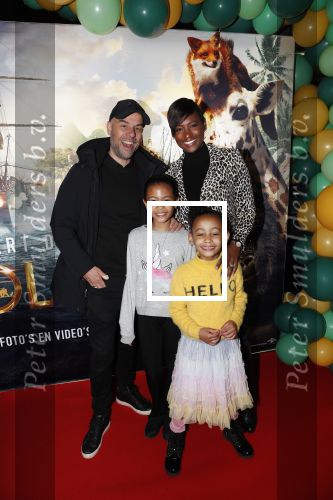 Amsterdam 12 januari 2020
Premiere Dolittle in pathe Arena. Edsilia Rombley kwam met haar man Tjeerd Oosterhuis en nhun dochters