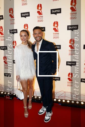 Hilversum 9 maart 2020
Uitreiking Buma awards in studio 21 op het mediapark. Emma Heesters en Rolf Sanchez