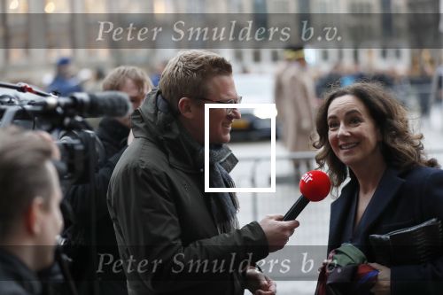 Amsterdam 14 januari 2020
Nieuwjaarsreceptie van Koningin Maxima en Koning Willem Alexander in het paleis op de dam. de 4 burgemeesters van de grote steden . vlnr Johan Remkes Femke Halsema Jan v Zanen en Aboutaleb . Femke met Jair Ferwerda