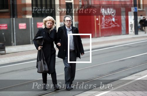 Amsterdam 19 januari 2020
Herdenkingsdienst Martin Elfrink de partner van Andre v Duin die afgelopen maandag overleden is . De Dienst was in het deLamar theater. Ferry de Groot met vrouw