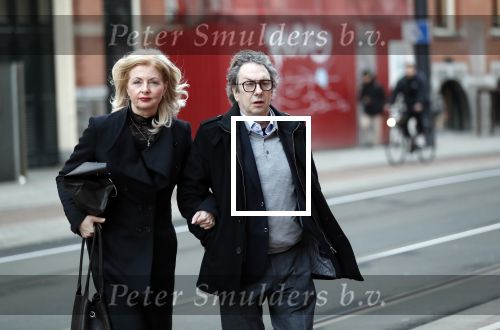 Amsterdam 19 januari 2020
Herdenkingsdienst Martin Elfrink de partner van Andre v Duin die afgelopen maandag overleden is . De Dienst was in het deLamar theater. Ferry de Groot met vrouw