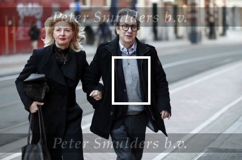 Amsterdam 19 januari 2020
Herdenkingsdienst Martin Elfrink de partner van Andre v Duin die afgelopen maandag overleden is . De Dienst was in het deLamar theater. Ferry de Groot met vrouw