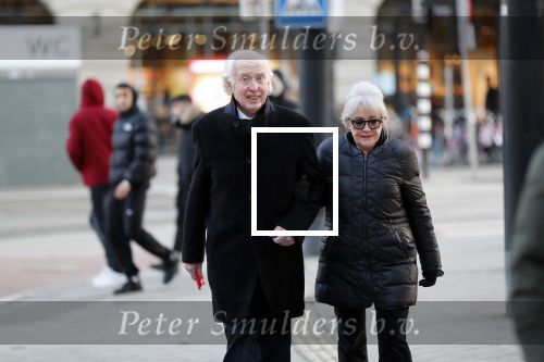 Amsterdam 19 januari 2020
Herdenkingsdienst Martin Elfrink de partner van Andre v Duin die afgelopen maandag overleden is . De Dienst was in het deLamar theater. Fred Oster met zijn vrouw