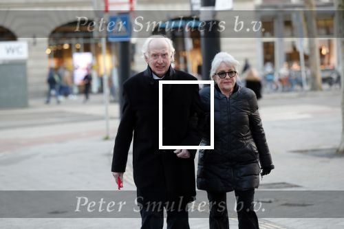 Amsterdam 19 januari 2020
Herdenkingsdienst Martin Elfrink de partner van Andre v Duin die afgelopen maandag overleden is . De Dienst was in het deLamar theater. Fred Oster met zijn vrouw
