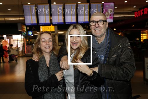 Schiphol 6 februari 2020
Gaby Blaaser vertrekt met Rick Brandsteder naar zuid Afrika voor het programma the Bachelorette. Gaby met haar ouders