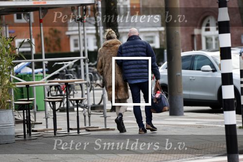Amsterdam 1 maart 2020
Gaston Starreveld met zijn vrouw bvij de beethovenstraat.