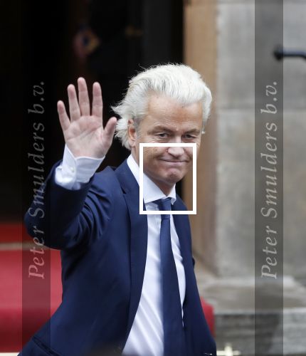 Amsterdam 14 januari 2020
Nieuwjaarsreceptie van Koningin Maxima en Koning Willem Alexander in het paleis op de dam. Geert Wilders gaat met zijn beveiliging via de achterkant naar binnen