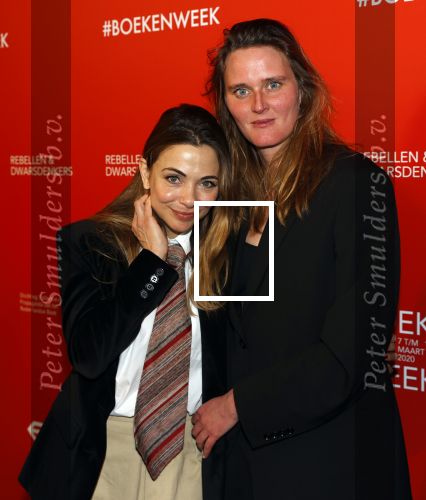 Amsterdam 6 maart 2020
Boekenbal 2020 in de koninklijke schouwburg. Georgina Verbaan en partner Maartje Wortel