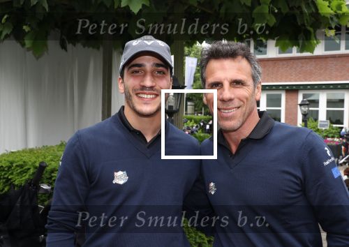 Tilburg, 2 Juni 2018 GC Prise d\'Eau
Legends Golf Trophy
Gianfranco Zola en zoon Andre Zola