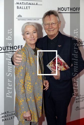 Amsterdam 6 februari 2020
Premiere Frida van het nationaal ballet in de Stopera. Han Ebbelaar met zijn vrouw