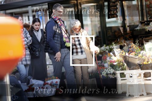 Amsterdam 7 februari 2020
Hansje Boonstra doet samen met haar zoon booddschappen in een biro karretje