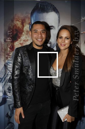Amsterdam 27 februari 2020
Presentatie parfum Philipp Plein in het Holland casino, Hedwiges Maduro met zijn vriendin Elise v d Horst