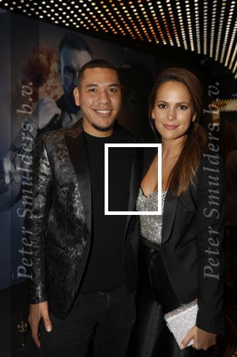 Amsterdam 27 februari 2020
Presentatie parfum Philipp Plein in het Holland casino, Hedwiges Maduro met zijn vriendin Elise v d Horst