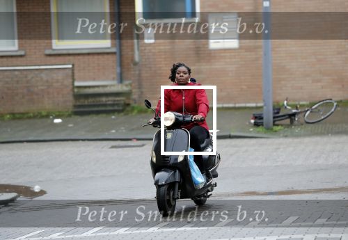 Rotterdam 17 januari 2020
Imanuelle Grives op haar scooter in Rotterdam.
