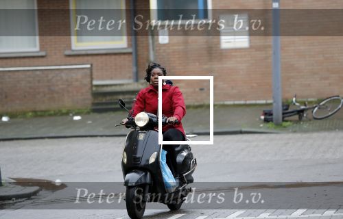 Rotterdam 17 januari 2020
Imanuelle Grives op haar scooter in Rotterdam.
