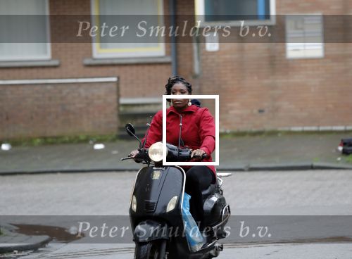 Rotterdam 17 januari 2020
Imanuelle Grives op haar scooter in Rotterdam.