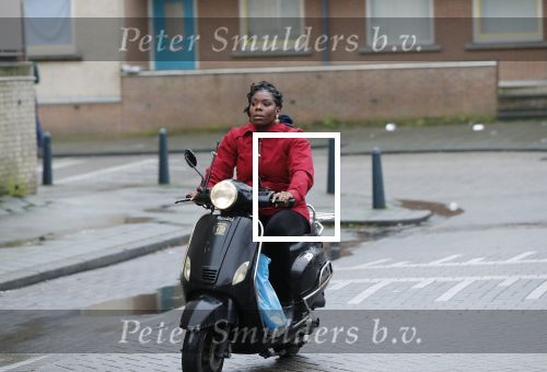 Rotterdam 17 januari 2020
Imanuelle Grives op haar scooter in Rotterdam.