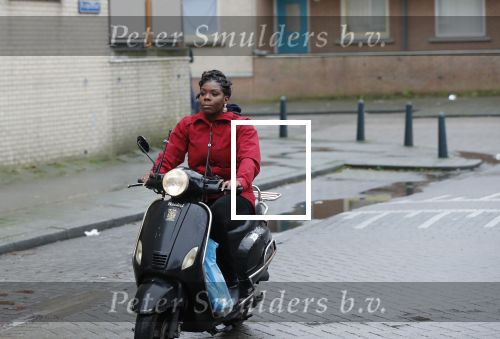 Rotterdam 17 januari 2020
Imanuelle Grives op haar scooter in Rotterdam.