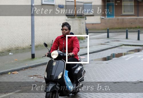 Rotterdam 17 januari 2020
Imanuelle Grives op haar scooter in Rotterdam.