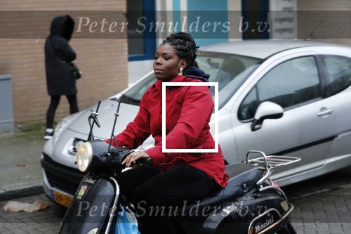 Rotterdam 17 januari 2020
Imanuelle Grives op haar scooter in Rotterdam.