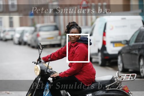 Rotterdam 17 januari 2020
Imanuelle Grives op haar scooter in Rotterdam.