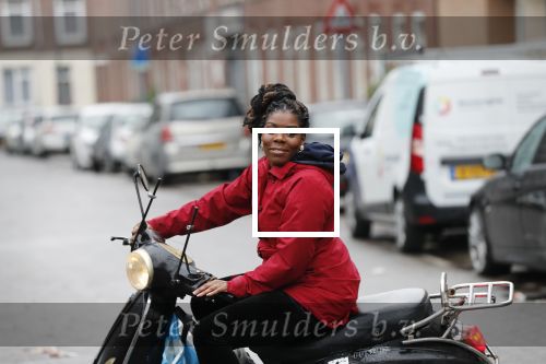Rotterdam 17 januari 2020
Imanuelle Grives op haar scooter in Rotterdam.