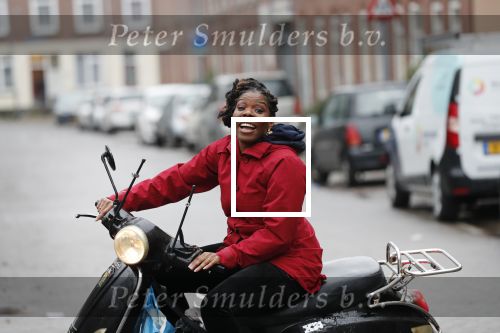 Rotterdam 17 januari 2020
Imanuelle Grives op haar scooter in Rotterdam.