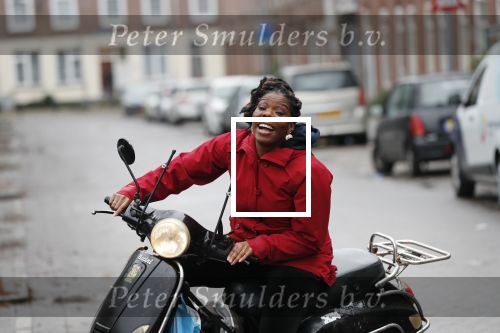 Rotterdam 17 januari 2020
Imanuelle Grives op haar scooter in Rotterdam.