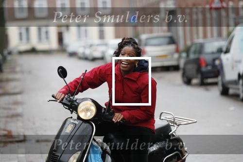 Rotterdam 17 januari 2020
Imanuelle Grives op haar scooter in Rotterdam.