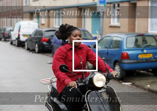 Rotterdam 17 januari 2020
Imanuelle Grives op haar scooter in Rotterdam.
