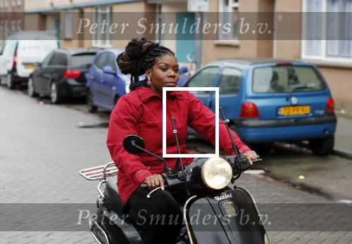 Rotterdam 17 januari 2020
Imanuelle Grives op haar scooter in Rotterdam.