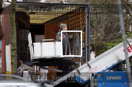 Amsterdam 8 januari 2020
Verhuizing Isa Hoes van haar huis aan het vondelpark naar een nieuw huis.