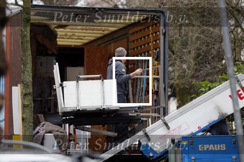 Amsterdam 8 januari 2020
Verhuizing Isa Hoes van haar huis aan het vondelpark naar een nieuw huis.